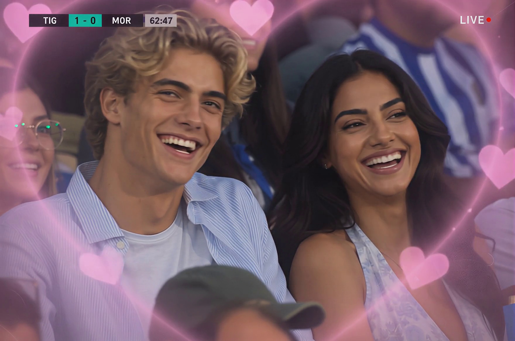 Two in the Stands