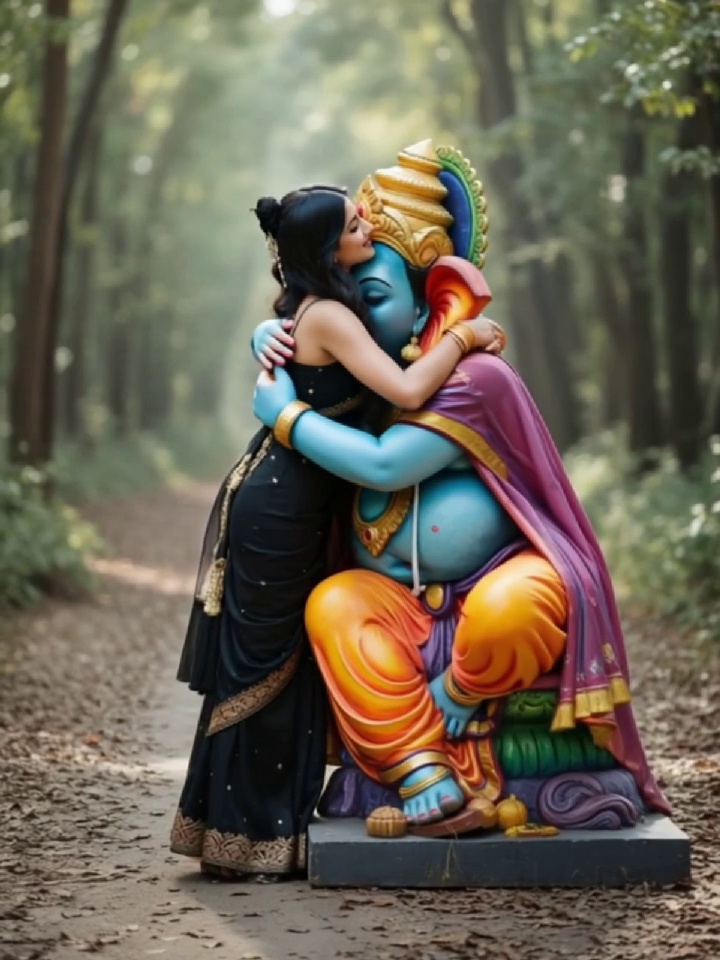 Hug Lord Ganesha